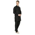 thumbnail image 3 of Kurta ethnic pajama suit for men in cotton linen handmade by..., 3 of 4