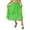Green, variant on CHICTRY Womens Chiffon Belly Dance Asymmetric Hem Skirt Halloween Shiny Sequins Beaded Dance Costume Orange One Size