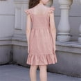 thumbnail image 5 of NAISIBABY Girls Pleated Dresses 6T, Summer Casual Sleeveless Cute Swing Kids Party Princess Sundress (1-8T), 5 of 6