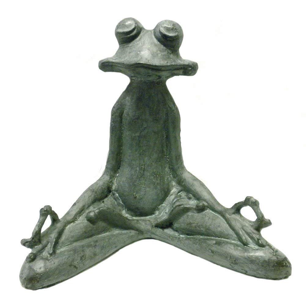 SPI Home 50793 Contented Yoga Frog Garden Sculpture