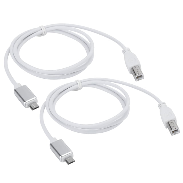 Cable de Conexión de Piano Eléctrico NikouMX V8 2 Piezas Micro US Bto B