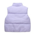 thumbnail image 5 of Liyamei Girls Solid Color Down Padded Vest Winter Warm Quilted Sleeveless Jacket Outerwear For Toddler Kids Lightweight Down Jacket for Teen Girls Size 11-12 Years, 5 of 5