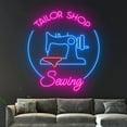thumbnail image 5 of Handmadetneonsign Tailor Shop Sewing Led Sign, Tailor Neon Sign, Clothes Led Light, Clothing Neon, 5 of 5