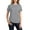 Athletic Heather, variant on Just Blanks Ladies Essential T-Shirt Shorter Cut Through The Body And Sleeves, Turquoise, 4XL