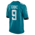 thumbnail image 3 of Men's Nike Logan Cooke Teal Jacksonville Jaguars Game Jersey, 3 of 4