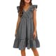 thumbnail image 2 of Vestido de Fiesta de Navidad de las Niñas Manga Corta Cuello en V Fina Correa de Hombro Vestido Superior para Niños Vestido de Navidad Niña para la Fiesta Diaria Casual, 2 of 7