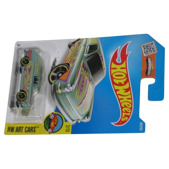 Hot Wheels HW Art 2/10 Custom '69 Volkswagen Squareback (2015) Teal Toy Car 192/250