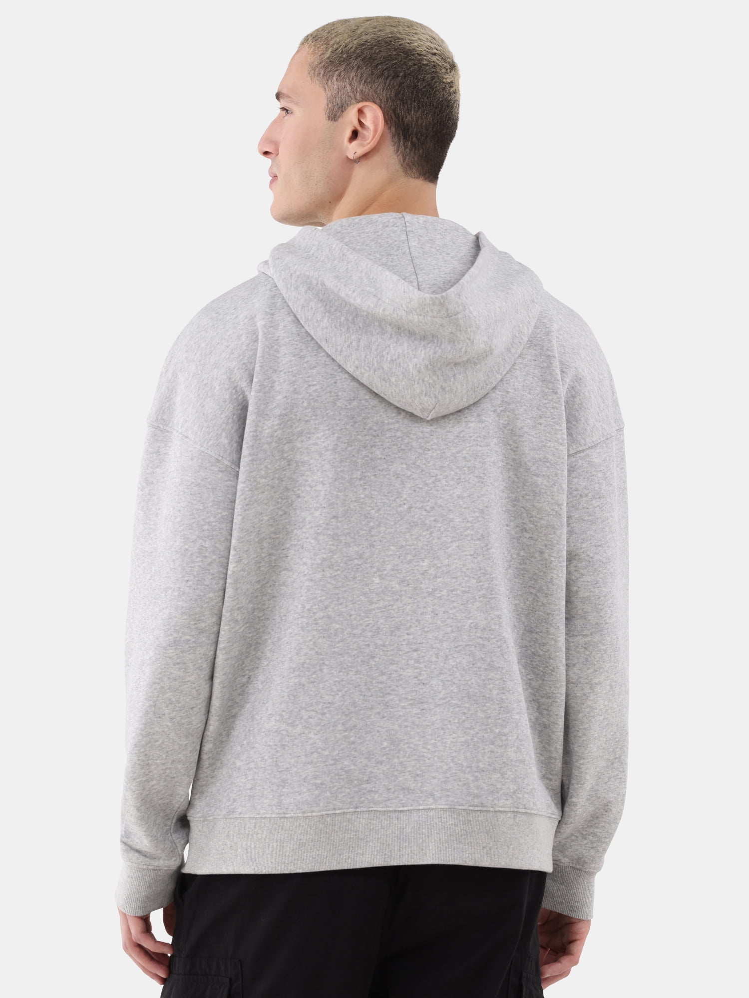 No Boundaries Zip Hoodie with Long Sleeves, Men's & Big Men's