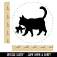 thumbnail image 2 of Yule Cat Taking Child Christmas Rubber Stamp for Scrapbooking Crafting Stamping - Large 1-1/4 Inch, 2 of 7