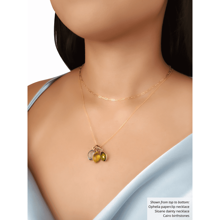 Gold filled deals dainty necklace