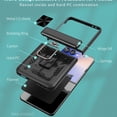 thumbnail image 4 of ELEHOLD Case for Samsung Galaxy Z Flip 5, Shockproof Hinge Phone Case with Slide Camera Cover & Kickstand,Black, 4 of 6