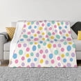 thumbnail image 3 of Throw Blanket for Couch, retro dots spots blots circle Super Soft Fuzzy Comfy Warm Throw Blanket, Cuteness Lightweight Cozy Plush Flannel Blanket & Throws for Sofa and Bed All Season, 3 of 5