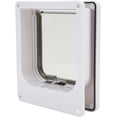 thumbnail image 1 of Indoor Outdoor cat Door, Durable Weatherproof cat Door Easy Installation for Pets XL Code, 1 of 8