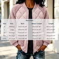 thumbnail image 3 of TRUNZI Women's Fleece Quilted Bomber Jackets Long Sleeve Zip Up Jackets for Fall Winter with Pockets, 3 of 9