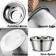 thumbnail image 3 of RYUJNDK Large Stainless Bowls Metal Premium Bowl for Pets Sturdy and Thick Smooth Metal Food and Water Dishes, 3 of 8