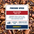 thumbnail image 5 of Tiesta Tea - Fireside Spice, Immunity Loose Leaf Herbal Tea, Caffeine Free, GMO-Free, Make Hot or Iced Tea & Brews Up to 25 Cups - 1.5 Ounce Resealable Pouch, 5 of 9