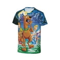 thumbnail image 5 of Scooby Doo Boys Girls T-Shirts Graphic Print Short Sleeve Tops Casual Crew Neck T-Shirt Streetwear for Youth Kids, 5 of 8