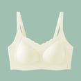 thumbnail image 4 of OGLCCG Teen Girls Seamless Training Bras Cotton Adjustable Straps Molded Bralette Soft Wireless Padding Bras for Girls 8-15 Years, 4 of 5
