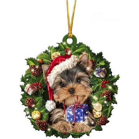 

Dezsed Christmas Tree Ornaments Pendant DIY Snowman And Dog Pendant Multicolour