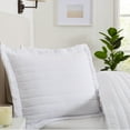 thumbnail image 2 of Great Bay Home Channel Stitch Modern Ribbed Reversible Quilt Set With Shams  (King, White), 2 of 6