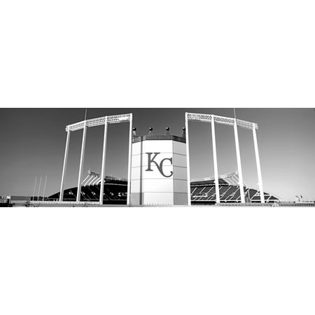 Baseball stadium Kauffman Stadium Kansas City Missouri USA Poster