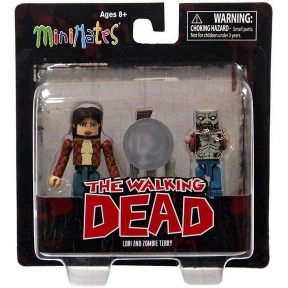The Walking Dead Minimates Exclusives Lori & Zombie Terry Minifigure 2-Pack
