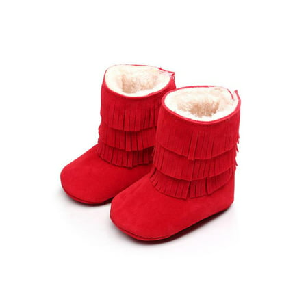 Toddler Infant Moccasin Newborn Baby Girl Boys Shoes Soft Sole Boots Prewalker