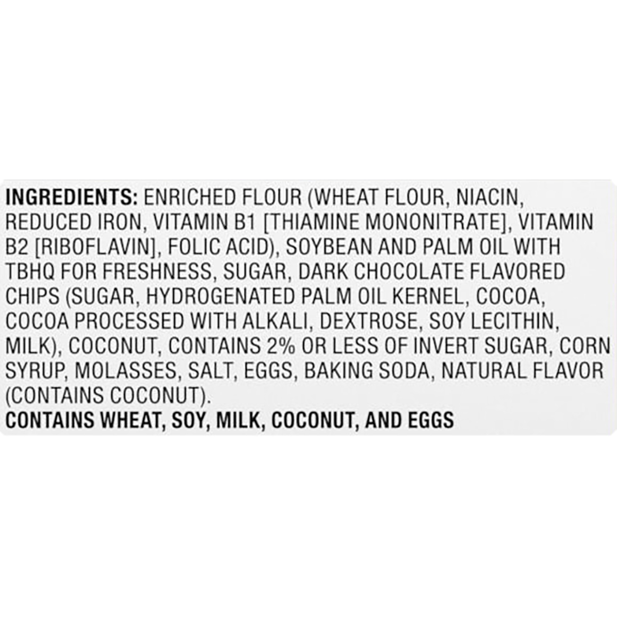 Keebler Chips Deluxe Coconut Cookies, 9.45oz (Pack of 6)