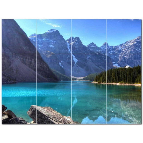 Lake Ceramic Tile Mural Kitchen Backsplash Bathroom Shower 400700-XL43