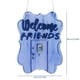 thumbnail image 5 of Muyoka Miuline Welcome Friends Sign,Welcome Friends Door Sign Monica Door para la decoración de la puerta delantera Accesorio de corona Casa de campo Porche Decoración de la pared del hogar Muyoka Hogar, 5 of 6