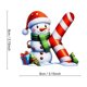 thumbnail image 1 of Acrylic 2D Christmas Cute Snowman Letter Hanging Decoration Christmas Festival Decoration Christmas Tree Pendant, 1 of 1