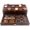brown-W3002, variant on 12-Slot Watch Box with Lockable Drawer  Display Lid |  Organizer for Luxury Watches,  & Eyewear (Black-W3006)