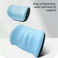 thumbnail image 5 of Tgbvmt Car Headrest and Lumbar Support Pillow Set, Ergonomic Neck and Back Rest Cushion for Comfortable Driving, Multi-functional Support for Car, Office, Home Use, for Long Drives and Travel, 5 of 9