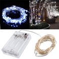 thumbnail image 2 of Alambre de cobre luces LED caja de baterías luces decorativas árbol de Navidad decoración de fiesta 2/3/4/5/10m Scienceny LED1854-18, 2 of 6