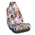 thumbnail image 1 of Wukai Colourful Horses Full Set Car Seat Covers with Soft Padding Universal Auto Front Seats Protector and Cushion Mat, 1 of 5