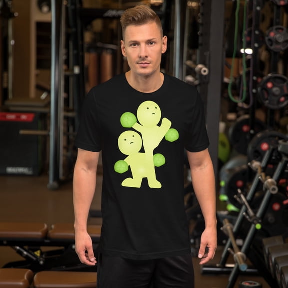 Unique Green Artichoke-Inspired Character T-Shirt | Fun and Playful Graphic Tee | Quirky Cute Design for Artichoke Lovers (Black, XS)