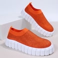 thumbnail image 4 of Zapatos de color sólido con suela gruesa para mujer, zapatos deportivos casuales transpirables de malla Wmkox8yii ytu3400, 4 of 7