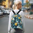 thumbnail image 7 of FORMRS Mini Backpack Purse for Women Travel Daypack Casual Shoulder Bag, Lemon Leaves, 7 of 7