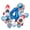 4, variant on 14pcs Astronaut Space Party Decorations Balloons - Rocket Theme with Spaceman Designs, Includes 32inch Blue Number Balloons for Birthday and Outer Space Themed Parties