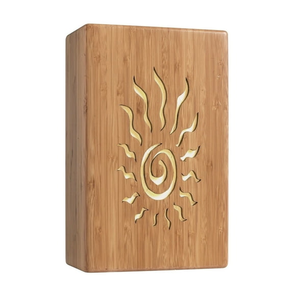 Woodbridge Lighting Radiance Light House LED Bamboo Wall Sconce in Natural