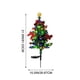 thumbnail image 3 of Árbol de Navidad con luz solar | Decoración de jardín exterior con luces LED | Iluminación automática del anochecer al amanecer | Adorno navideño resistente a la intemperie para jardín y patio, 3 of 9