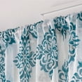 thumbnail image 3 of Exclusive Home Curtains 2 Pack Nagano Medallion Belgian Linen Rod Pocket Curtain Panels, 3 of 5