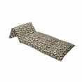 thumbnail image 4 of Camouflage Floor Pillow Lounger Cover, Abstract Style in Various Shades of Brown Pattern Camouflage Motif, Nap Mat Printed Fabric Case for 5 Pillows, 88" x 27", Pale Caramel Tan Black, by Ambesonne, 4 of 5
