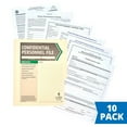 thumbnail image 2 of Employee Personnel File Folder & Forms, Confidential, 11.75 x 9.5, 10 Pack, 2 of 3