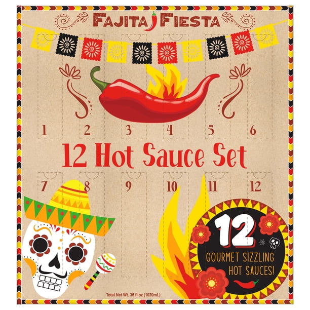 Fajita Fiesta Hot Sauce Calendar, 36 oz - Walmart.com