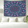 thumbnail image 3 of Tapestry Wall Hanging Purple Mandala Tapestry Polyester Tapestry Bright Wall Art Wall Blanket Wall Decor for Bedroom Living Room Dorm Decor（90 x 60 inch） Home Decor Gifts, 3 of 7