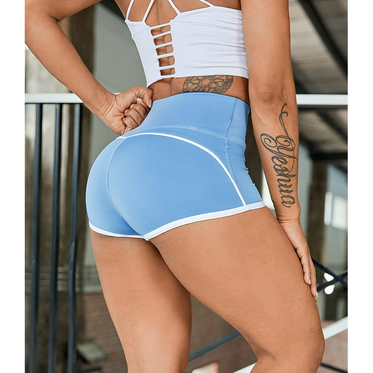 Buy YOFIT Texture Ruched Butt Lifting Shorts for Women Scrunch