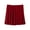 Burgundy Wine, variant on Green Skirt for Kids Girl Boy Mini Little Pleated High Waisted A Line Basic Skirt Child 2026 Clothing Y2K 11 Year