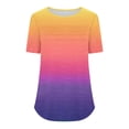 thumbnail image 3 of Women Tshirts Womens T Shirt Womens Gym Clothes Sports Tops For Women Dry Fit Shirts For Women Womens Tshirts V Neck Tshirts For Women Gym Tops For Women Ladies Tops Yoga Top, 3 of 4