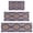 Multicolor Ethnic Geometric, variant on Pink Floral and Petal Pattern Kitchen Rugs Sets Of 3,Kitchen Runner Rugs Non Skid Washable,Decorative Kitchen Floor Mats for Kitchen,Sink,Laundry,17"x30" 17"x47" 17"x59"